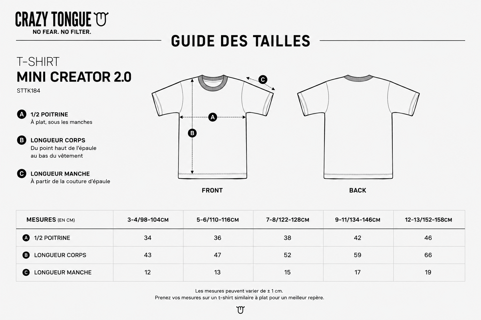 Tee-shirt MINI CREATOR 2.0 STTK184